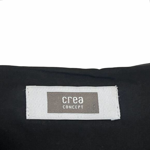 Crea Concept Black A-Line Wool Maxi Classic Minimalist Skirt Size 8 - Picture 4 of 9